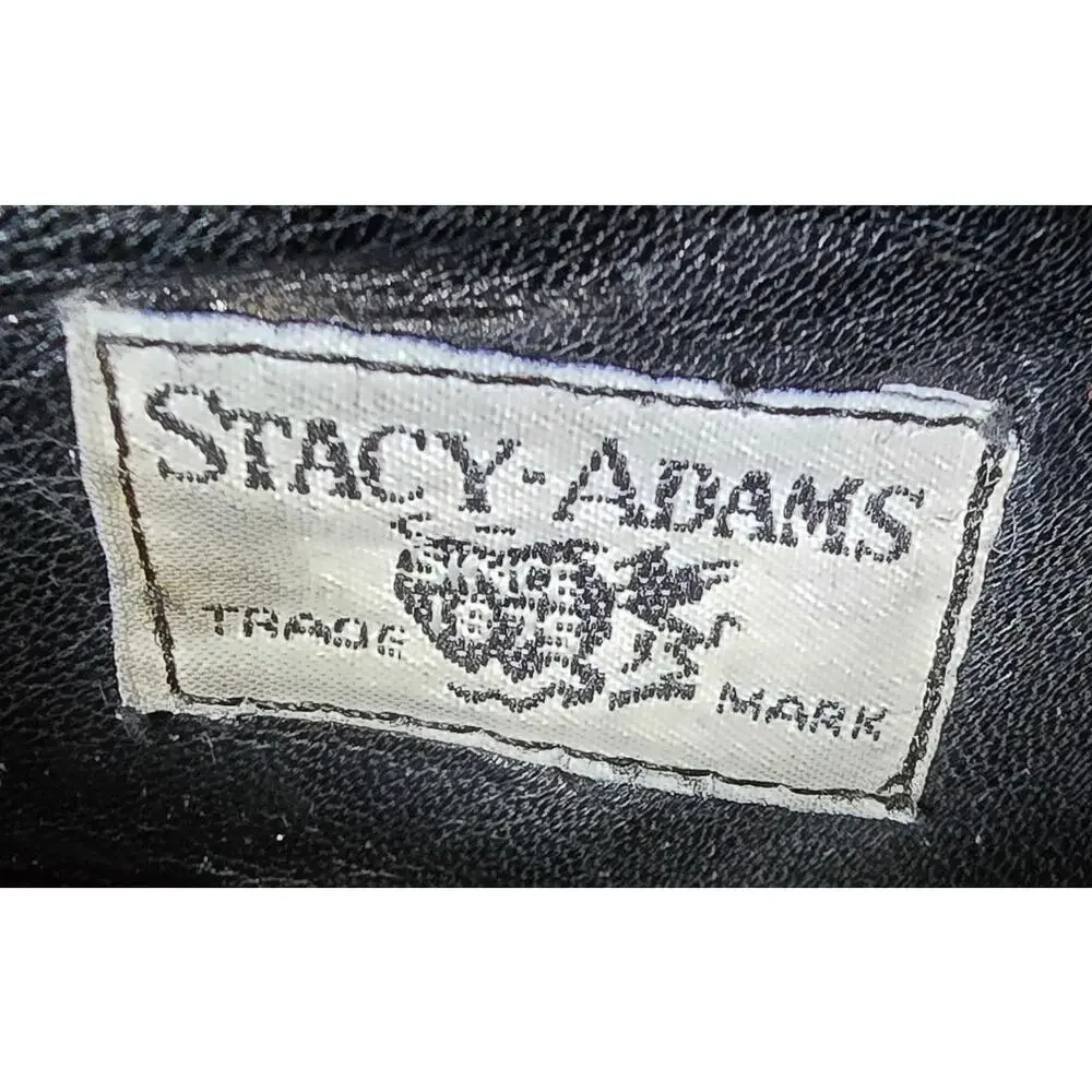 Stacy Adams Dayton Ostrich Wingtip Oxford Burgundy Lace up Dress Shoe Men's 9D